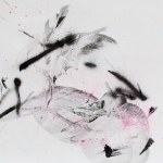 Mirage, 2015, oil and spray on canvas, 50 x 61 cm