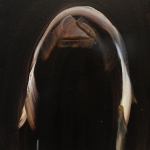 Saint, 2015, oil on canvas, 27 x 22 cm