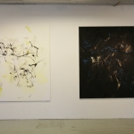 Layered Observations (I & II), 2015, oil on canvas, 200 x 170 cm each.