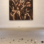 Storm, 2013, oil and spray on canvas, 200 x 180 cm