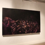 Folds, Mountain, 2013, oil on canvas, 150 x 255 cm
