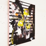 Yellow Flowers, 2019, acrylic and oil on canvas, 40 x 30 cm