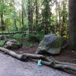 Momentarily painting compositions in the surroundings of Hatanpää, Tampere. 2020.