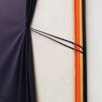 Detail from Game Changer (Tightening), 2020, acrylic, cotton, polyurethane, polyester, nails, string, 204 x 154 x 10 cm