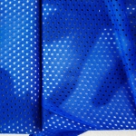 Detail of Sweat and Stretch, 2021, acrylic, ink, cotton, wood, polyester, mesh, 160 x 70 x 2 cm. Recycled since.