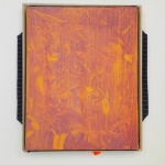 Sophisticated Structure, 2021, acrylic, polyester, wood, polyurethane, 27 x 25 x 4 cm