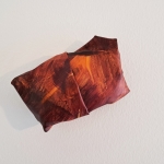 Small Super Activators, acrylic, wood, polyurethane, sizes vary, 2021 -> Series of small objects of bright colour placed in the space, activating the less obvious corners and locations.